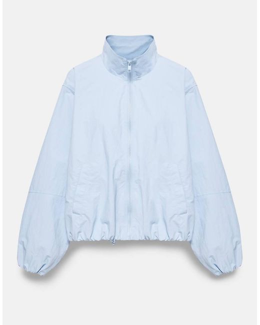 Pull&Bear Blue Lightweight Bomber Jacket