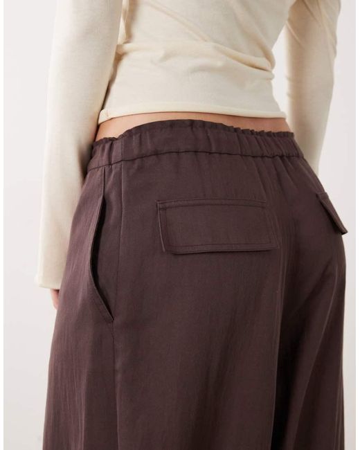 Mango Purple Relaxed Trouser