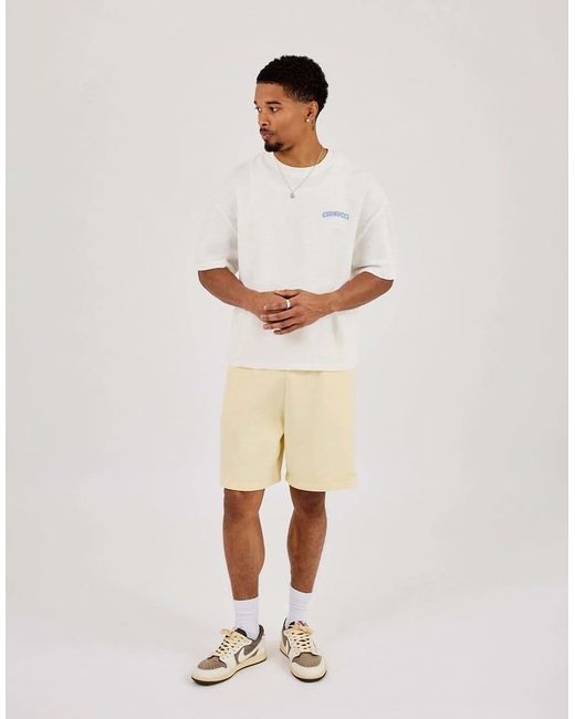CERNUCCI Natural Relaxed Jersey Short for men