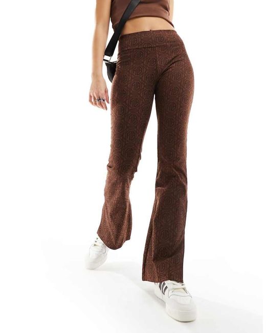 Fila Flared Legging in het Brown