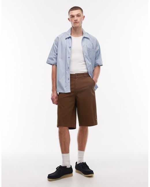 Dickies Brown 247 13" Work Shorts for men