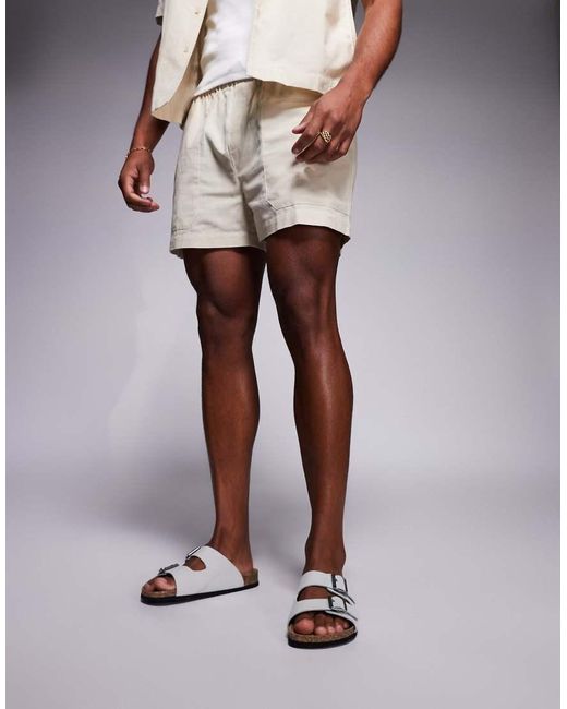 ASOS Brown Two Strap Sandals for men
