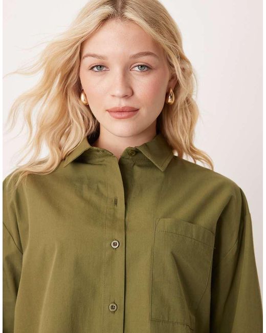 Camicia Oliva di ASOS in Green