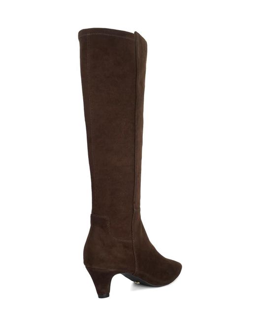 Dune Brown Sera Knee High Boots