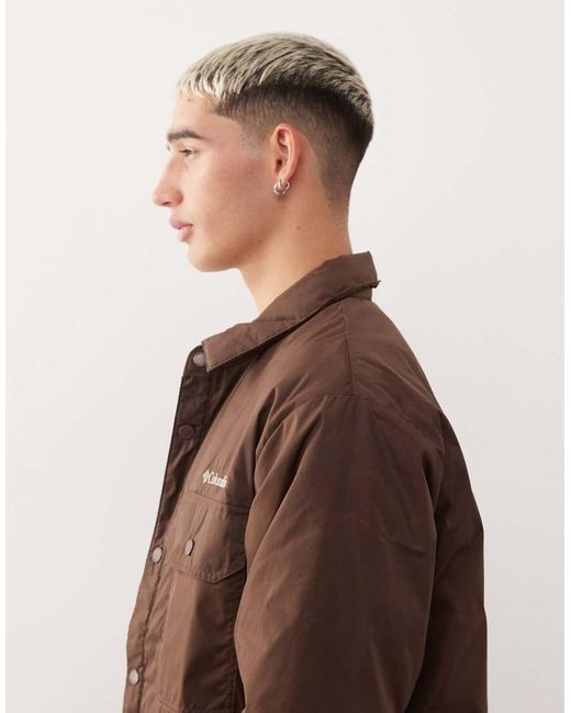 Columbia Brown Landroamer Shirt Jacket for men