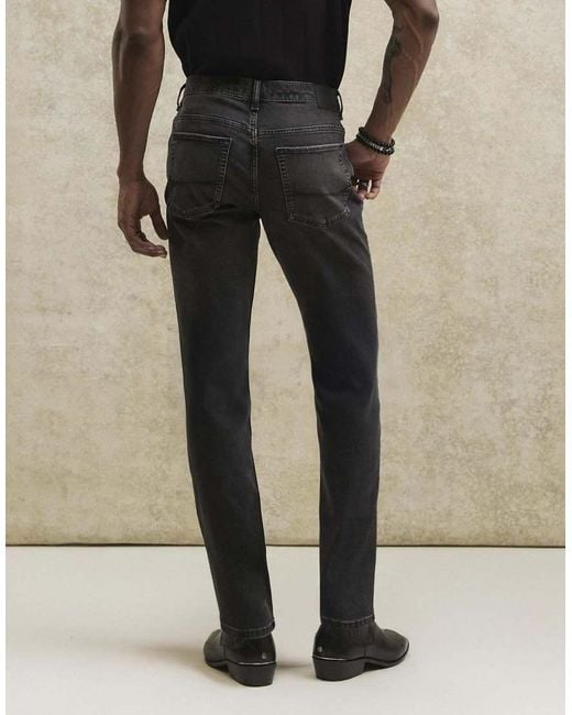 River Island Natural Slim Fit Stretch Jeans for men