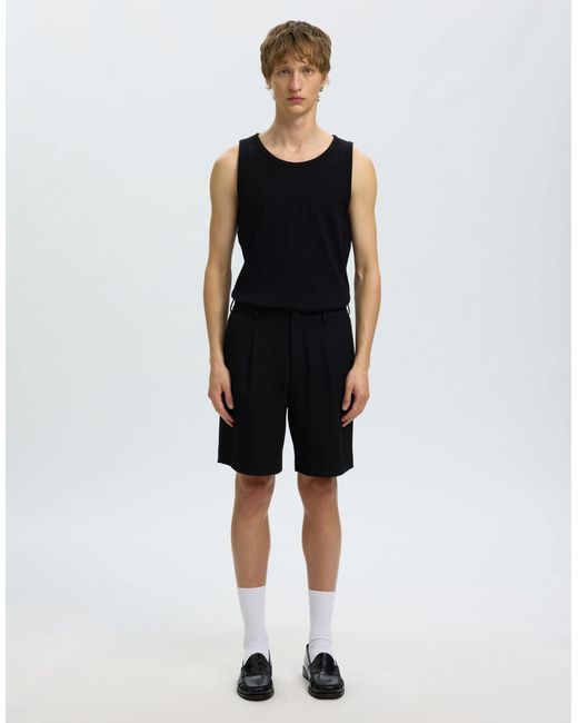 Débardeur SELECTED pour homme en coloris Black