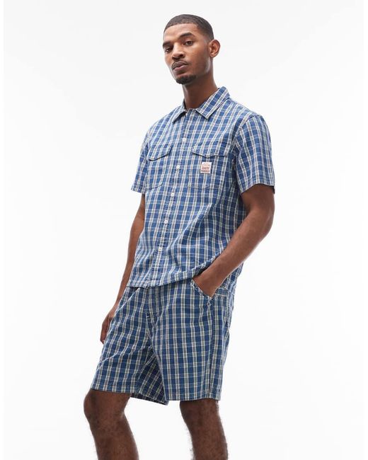 Levi's Blue Workwear Co-Ord Pull On Shorts for men