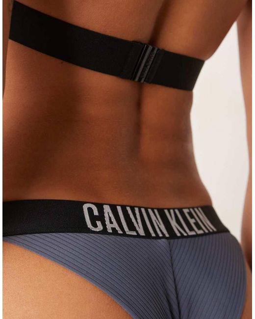 Calvin Klein Blue Intense Power Bikini Bottoms