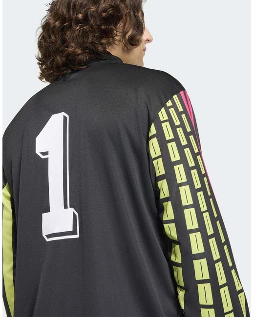 Adidas Originals Red Archive Loose Goalkeeper Jersey for men