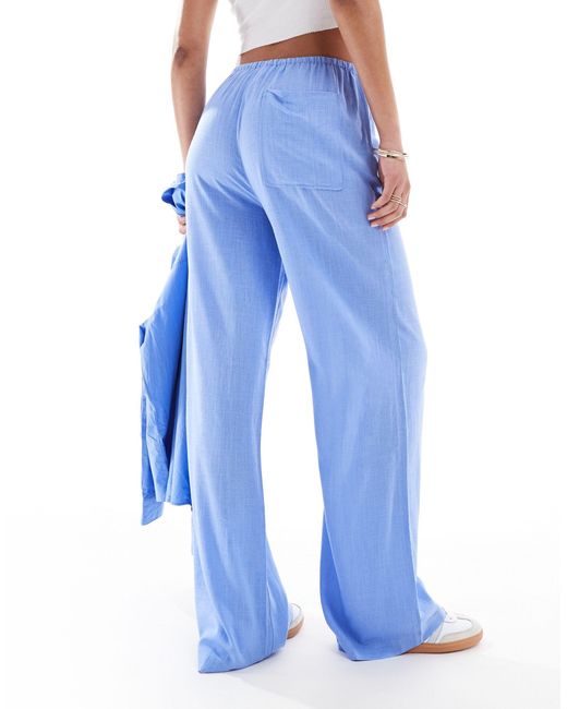 Asos design tall - pantaloni larghi di ASOS in Blue