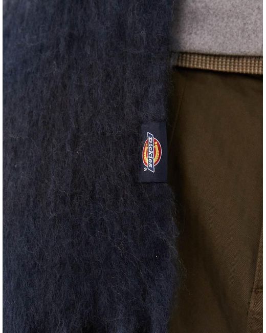 Dickies Blue Oversized Scarf
