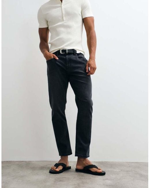 Blend Black Regular Slim Jeans for men