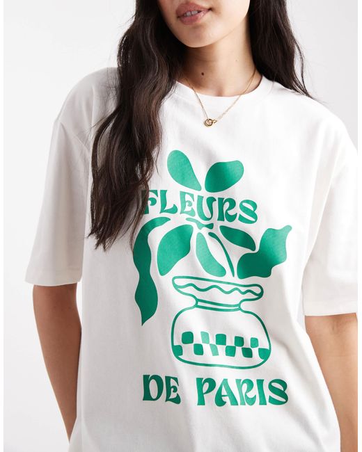 Threadbare White Threaadbare – baumwoll-t-shirt