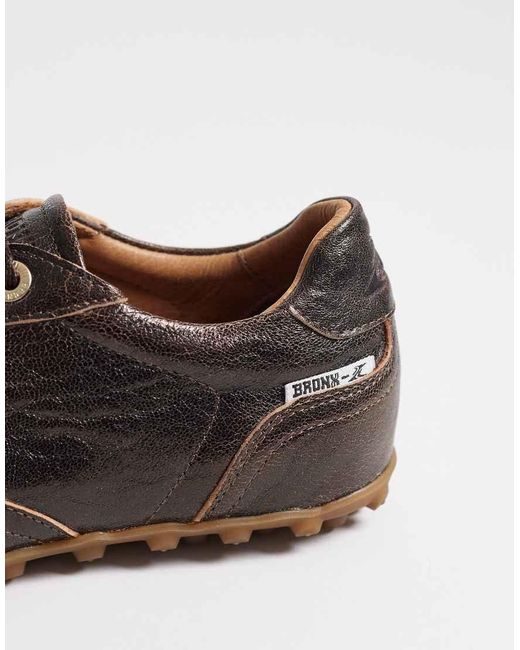 Bronx Brown Gravit-yy Low Top Sneakers