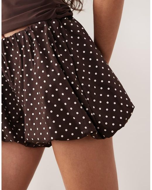 Gina Tricot Natural Mini Bubble Shorts