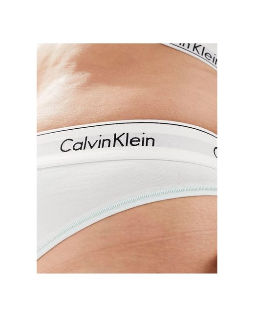 Calvin Klein Gray Curve Modern Cotton Thong