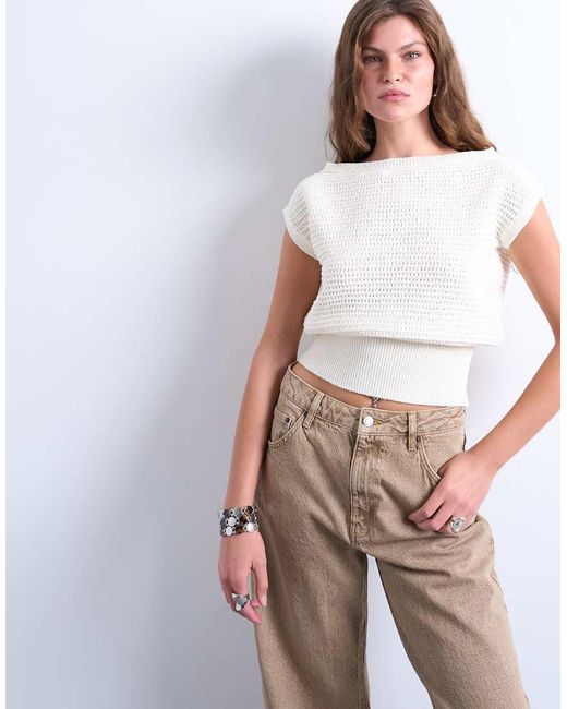 Top Monospalla di TOPSHOP in White