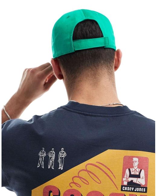 Cappello Con Visiera di Champion in Blue da Uomo