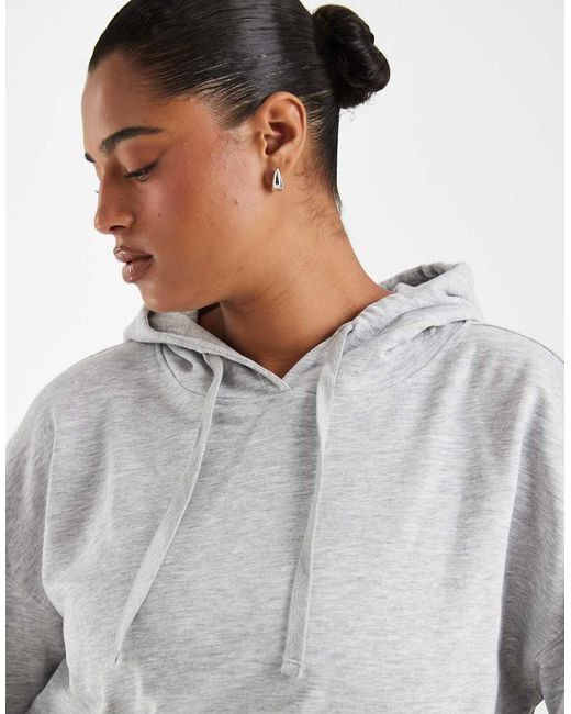 ONLY Hoodie in het Gray