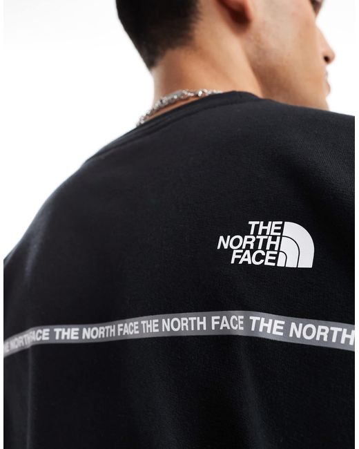 The North Face Black Zumu Neck Logo Sweatshirt for men