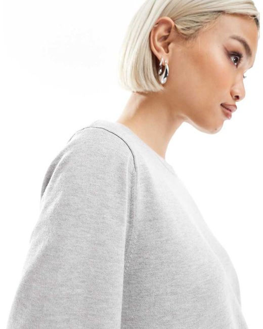 Vero Moda White Knitted T-shirt