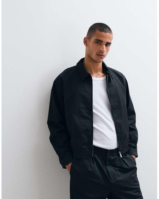 ASOS Blue Smart Blouson Jacket for men
