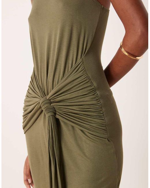 ASOS Natural Twist Detail Cami Mini Dress