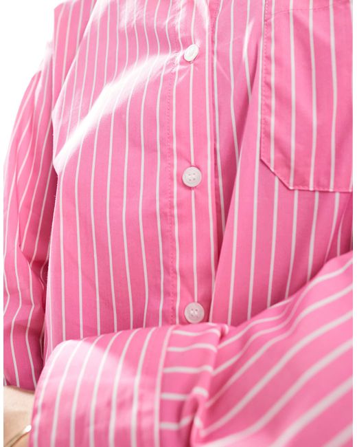 Bershka Pink – oversize-hemd