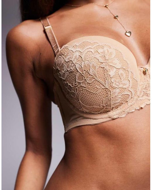 Ann Summers Gray Sexy Lace Padded Multiway Bra