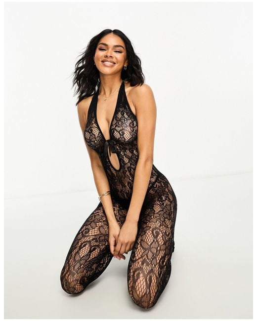 Ann Summers Black Extravaganza Crotchless Bodystocking
