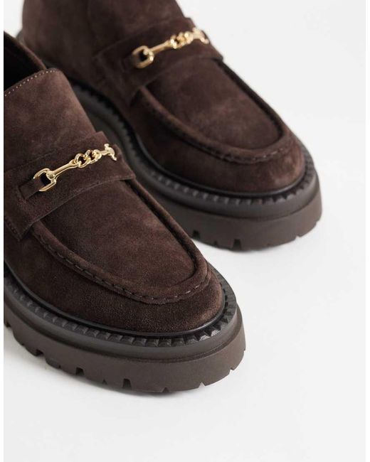 Steve Madden Brown Karima Chunky Suede High Top Loafer