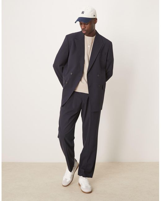 SELECTED Blue Liam Regular Fit Trouser for men