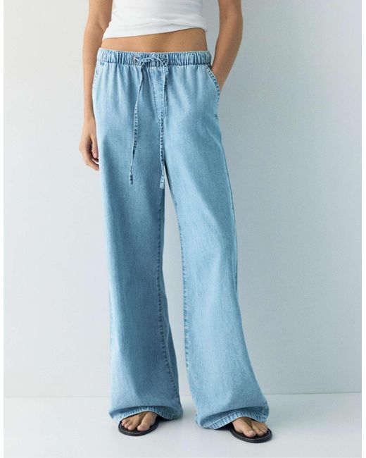 Pantalon Pull&Bear en coloris Blue