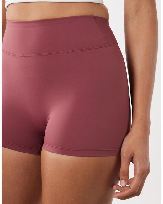 Cotton On Red Active Ultra Luxe Dip Back Short