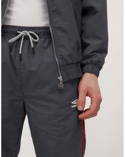Umbro White Relaxed Track Pants for men