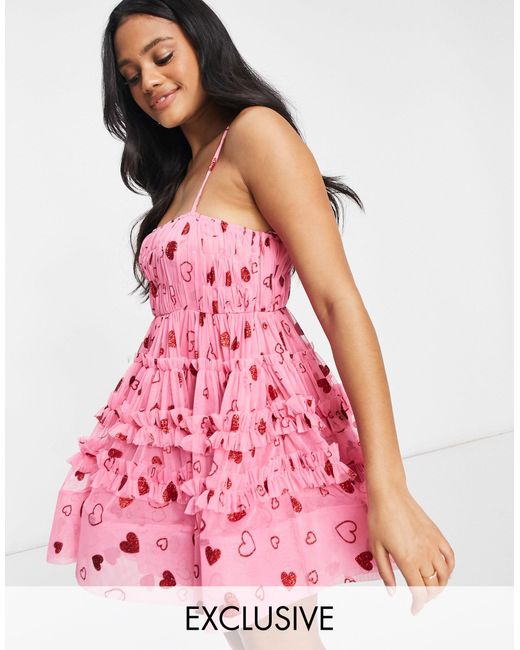 Bethan Tulle Bodysuit Mini Dress 