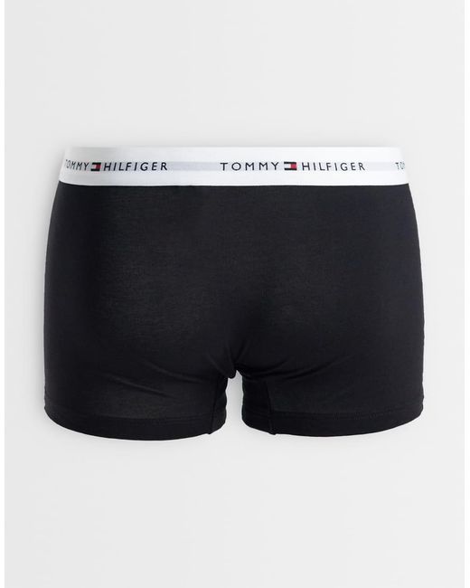 Tommy Hilfiger Blue Signature Cotton Essentials 5 Pack Trunks for men