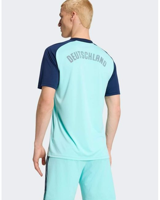 Adidas Originals Blue Germany 26 Away Pre Match Jersey for men