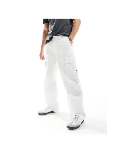 Aiden - pantaloni cargo bianchi di Tommy Hilfiger in White da Uomo