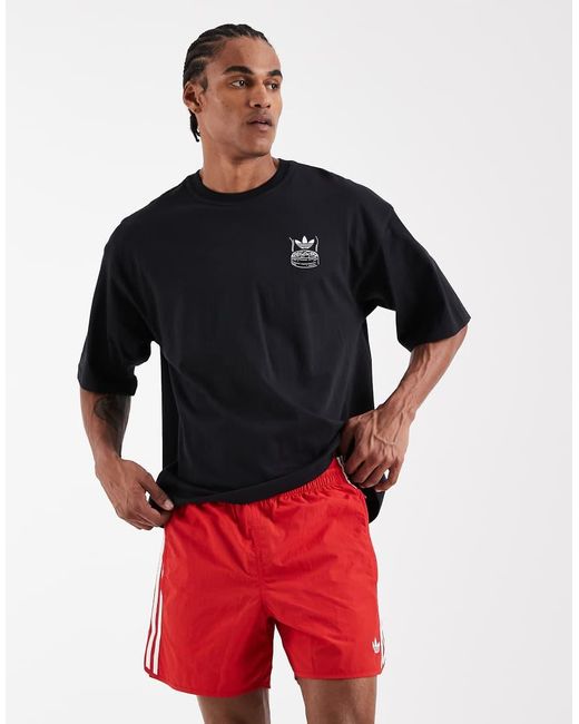 Adidas Originals Red Sprinter Shorts for men