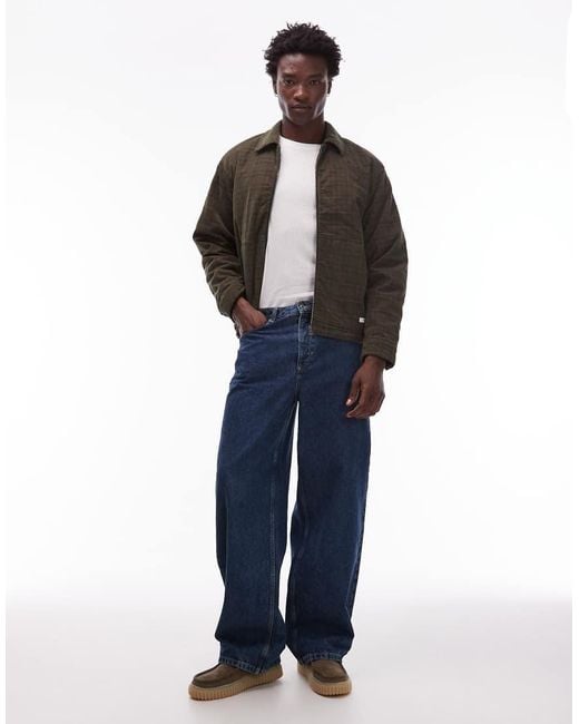 Element Black Corduroy Garage Jacket for men