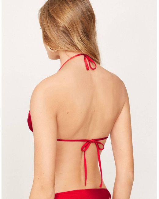 Tezenis Red Timeless Look Bikini Top