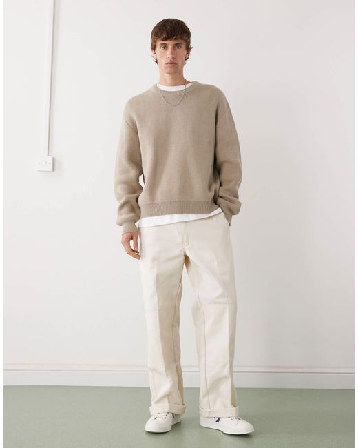 Exclusivité asos - - pull - beige Weekday pour homme en coloris Natural