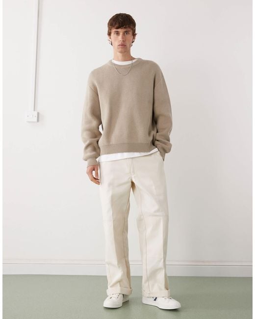 Weekday Natural Sweater for men
