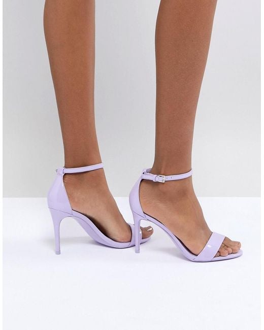Buy Rag & Co Slingback Block Heel Sandals in Lilac online