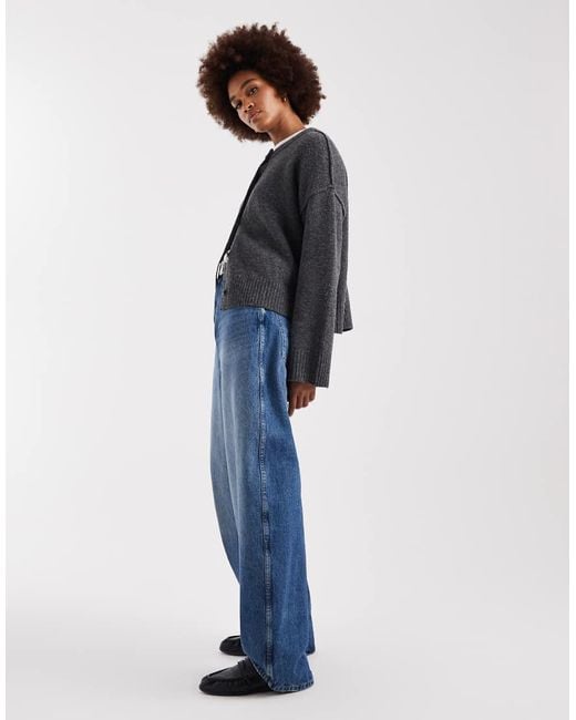 ONLY Blue Taylor High Waist Barrel Jeans