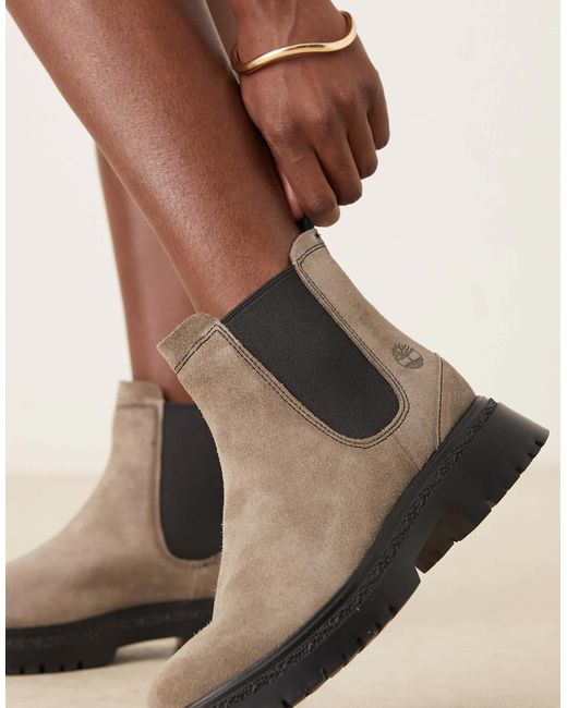 Timberland Natural – cambria valley – chelsea-stiefel aus wildleder