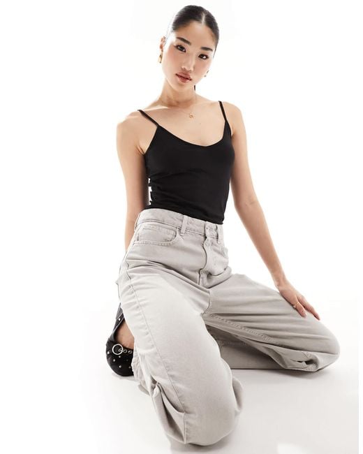 Vero Moda White Longline Soft Cami Top
