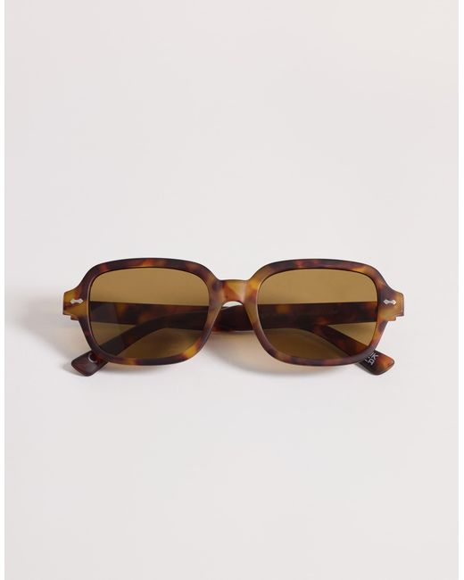 ASOS Natural Square Sunglasses for men